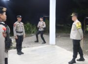 Kapolres Pasangkayu Turun langsung Pantau Pengamanan Shalat Tarawih