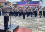 Kapolresta Mamuju Pimpin Langsung Apel Gelar Pasukan Operasi Ketupat Marano 2025