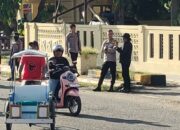 Kapolres Majene Pantau Langsung Arus Mudik Lebaran di Jl. Jend. Sudirman