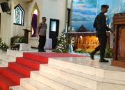 Pastikan Ibadah Paskah Aman, Polres Pamekasan Siagakan Personel di Gereja