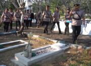 Polres Pamekasan Gelar Upacara Ziarah Dan Tabur Bunga di TMP Menjelang Hari Bhayangkara Ke-79