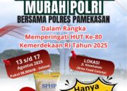 Jelang HUT RI Ke-80, Polres Pamekasan Gelar Giat Gerakan Pangan Murah Polri