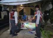 Patroli Sambang Poskamling, Polisi Sampaikan Pesan Kamtibmas Kepada Warga Pademawu
