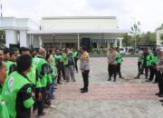 Wakapolres Pamekasan Pimpin Apel Akbar Kebangsaan Buruh Indonesia 