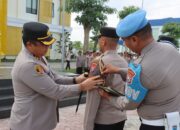 Kapolres Pamekasan Pimpin Apel Pengukuhan Pamapta Polres Pamekasan