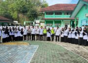 Ditlantas Polda Sulbar Gencarkan Program Bulan Tertib Helm (BTH) di 6 Sekolah Wilayah Mamuju