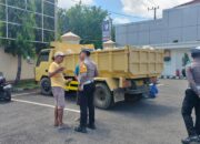 Satlantas Polres Pamekasan Gencar Berikan Himbuan dan Sosialisasi, Bagi Dump Truk Agar Memasang Terpal