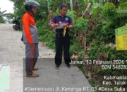 Kecamatan Teluk Pandan Lakukan Monitoring dan Evaluasi di Desa Suka Rahmat