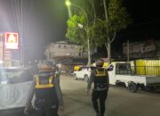 Patroli Malam Sat Samapta Polres Mamasa, Jaga Stabilitas Kamtibmas Hingga Tengah Malam