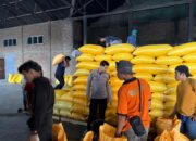Personel Polsek Aralle Kawal Pengiriman 1,6 Ton Jagung Petani ke Perum Bulog Polewali Mandar
