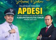 Ketua ETH Kaltim Apresiasi Pelantikan Pengurus APDESI Kutai Timur