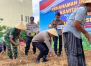 Siap Dukung Penuh Program Pemerintah, Polres Pamekasan Gelar Penanaman Jagung Serentak Kurtal I Tahun 2026