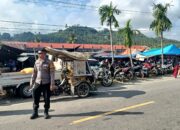 Bhabinkamtibmas Polsek Bambalamotu Intensifkan Pasar Tradisional