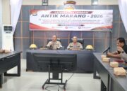 Polres Pasangkayu Gelar Latpraops Antik Marano 2026, Wujudkan Kesiapan Personel Ciptakan Kamtibmas Kondusif