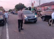 Bhabinkamtibmas Bambalamotu Hadir Beri Pengamanan di Rumah Duka