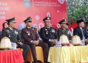 Wakapolres Pasangkayu Hadiri Upacara Penurunan Bendera HUT RI ke-81