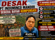 PT Indominco Mandiri Tak Kunjung bayar Kompensasi, Kelompok Tani Kandisan Karya Etam Ancam Kembali Kelola Lahan