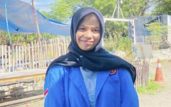 Marsha Nur Ainiyyah, Mahasiswa asal Sambalagi. Foto: Taufik.