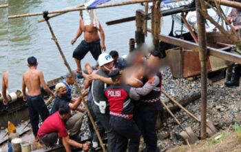 Oknum Satres Narkoba Polres Labuhanbatu taruhan nyawa kejar pelaku ke sungai hingga kehabisan nafas