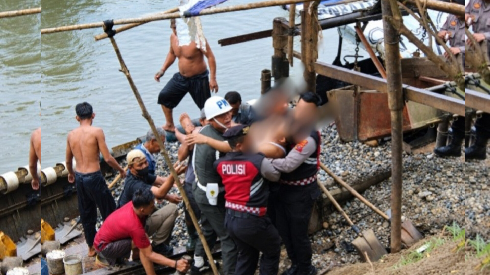 Oknum Satres Narkoba Polres Labuhanbatu taruhan nyawa kejar pelaku ke sungai hingga kehabisan nafas